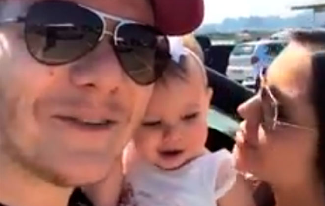 MELINDA ROUBA A CENA EM SURPRESA PARA O PAPAI MICHEL TELÓ. VEJA!